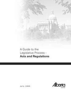 A guide to the Legislative Process
