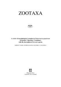 ZOOTAXA 727