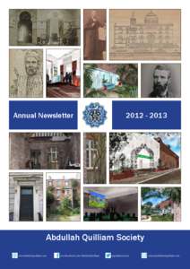 Annual Newsletter[removed]Abdullah Quilliam Society www.abdullahquilliam.com