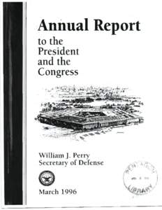 Anilual Report to the President and the Congress