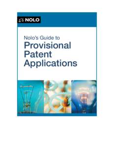 Nolo’s Guide to  Provisional Patent Applications