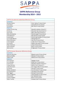 Microsoft Word - SAPPA Reference Group Membership.docx