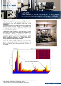 Labnote - He Cryo - Low temperature measurement of TbVO4