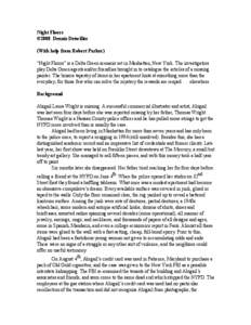 Night Floors ©2008 Dennis Detwiller (With help from Robert Parker) “Night Floors” is a Delta Green scenario set in Manhattan, New York. The investigators play Delta Green agents and/or friendlies brought in to catal