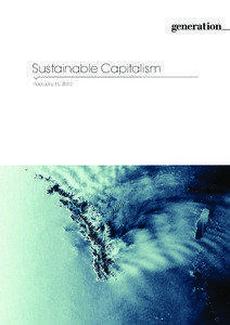 Sustainable Capitalism February 15, 2012