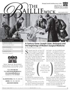 The  ailliewick November 2012 Volume 15, Issue 1
