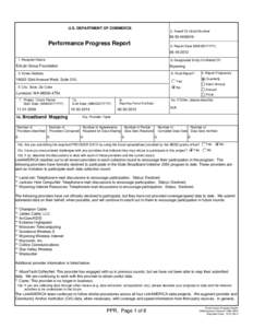 U.S. DEPARTMENT OF COMMERCE  2. Award Or Grant Number[removed]M09016