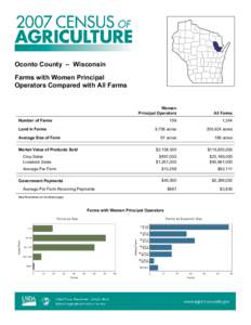 Land management / Rural culture / Oconto /  Wisconsin / Organic food / Oconto County /  Wisconsin / Agriculture / Wisconsin / Geography of the United States / Agriculture in Idaho / Green Bay metropolitan area / Human geography / Farm