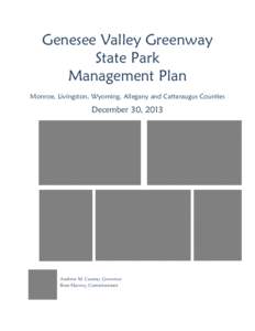 Genesee Valley Greenway State Park Management Plan Introduction