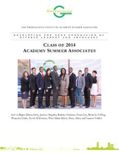 Microsoft Word - Academy Summer Associate Bios 2014