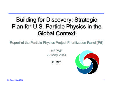 Building for Discovery: Strategic Plan for U.S. Particle Physics in the Global Context Report of the Particle Physics Project Prioritization Panel (P5) HEPAP 22 May 2014