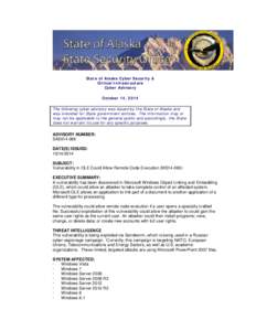 Computing / Vulnerability / Windows Server / Windows / Microsoft Office / Microsoft / Windows Metafile vulnerability / Zero-day attack / Software / Windows NT / Microsoft Windows