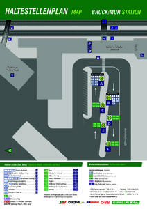 HALTESTELLENPLAN  MAP BRUCK/MUR STATION 4