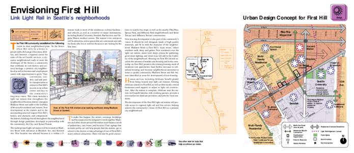 Envisioning First Hill  Link Light Rail in Seattle’s neighborhoods Urban Design Concept for First Hill