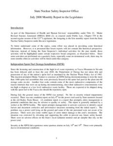 Microsoft Word - SNSI July 2008 Monthly Report to the Legislature Rev[removed]doc