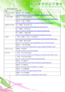 2 下數學學習網址推薦  課題 網址推薦  三個位以內加減