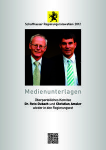 Medienmappe Dubach Amsler 2012_Pressemappe Dubach/Amsler