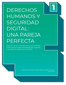 DERECHOS HUMANOS Y SEGURIDAD DIGITAL: UNA PAREJA PERFECTA