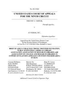 No[removed]__________________________________________________________ UNITED STATES COURT OF APPEALS FOR THE NINTH CIRCUIT __________________________________________________________