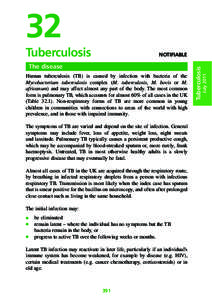 Green Book  - Chapter 32 Tuberculosis (July 2011)