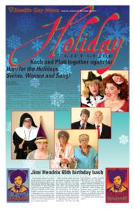 Seattle Gay News  Issue 47, Volume 35, November 23, 2007 GIFT GUIDE