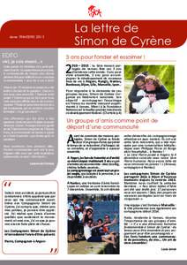 La lettre de Simon de Cyrène 4ème TRIMESTREEDITO