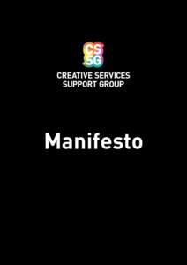 Manifesto  Content Acknowledgements													 4 1. Executive Summary													 6