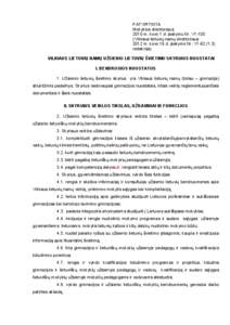 PATVIRTINTA Mokyklos direktoriaus 2010 m. kovo 1 d. įsakymu Nr. V1-105 (Vilniaus lietuvių namų direktoriaus 2012 m. kovo 19 d. įsakymo Nr. V1[removed]redakcija)