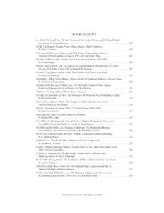 BOOK REVIEWS LA VERE, The Lost Rocks: The Dare Stones and the Unsolved Mystery of Sir Walter Raleigh’s Lost Colony, by lebame houston . . . . . . . . . . . . . . . . . . . . . . . . . . . . . . . . . . 203 ROHE, The Re