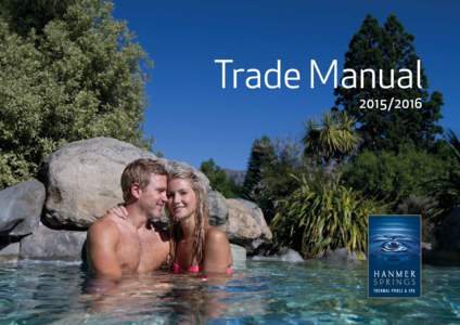Trade Manual Hanmer Springs  Thermal Pools & Spa