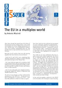 Military of the European Union / European Neighbourhood Policy / Antonio Missiroli / European Union Institute for Security Studies / European Union / CSDP / Eastern Partnership / Politics / Government / Common Security and Defence Policy