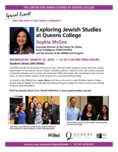 Queens College /  City University of New York / Jewish studies / Humanities