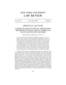 NEW YORK UNIVERSITY  LAW REVIEW VOLUME 83  NOVEMBER 2008