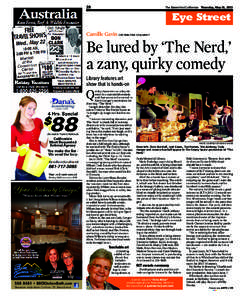 28  The Bakersfield Californian Thursday, May 16, 2013 Eye Street Camille Gavin CONTRIBUTING COLUMNIST