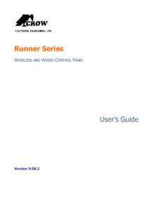 ELECTRONIC ENGINEERING LTD.  Runner Series WIRELESS AND WIRED CONTROL PANEL  User’s Guide