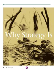 ■  Meuse, 1918. Why Strategy Is