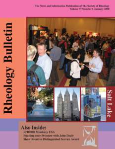 Rheology Bulletin January 2008