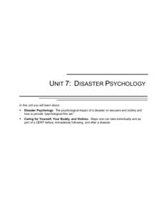 UNIT I:  COURSE OVERVIEW AND INTRODUCTION