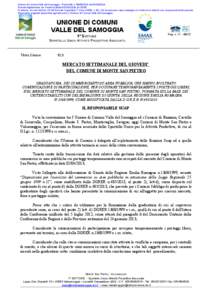 Unione di Comuni Valle del Samoggia - Protocollo n[removed]del[removed]Firmato digitalmente da: Federica Baldi il[removed]:15:50 Si attesta, ai sensi dell’art. 23 del Decreto Legislativo 7 marzo 2005, n. 82,