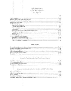 2012 Explanatory Notes Foreign Agricultural Service Table of Contents Purpose Statement ....................................................................................................................................