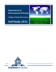 Department of Environment & Society College of Natural Resources Self Study 2012