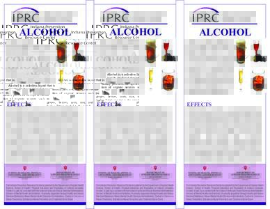 IPRC  Indiana Prevention Resource Center  ALCOHOL
