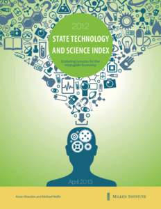 2012  STATE TECHNOLOGY AND SCIENCE INDEX Enduring Lessons for the Intangible Economy