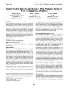 SIGCHI Conference Proceedings Format