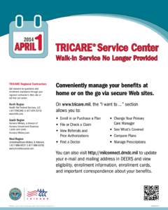 2014  April ® TRICARE Service
