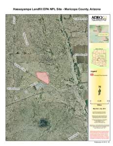 Hassayampa Landfill EPA NPL Site - Maricopa County, Arizona S 331 St W Southern Ave  Area Map