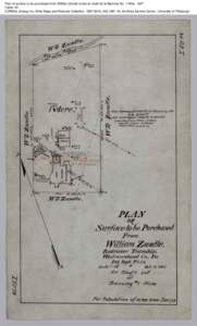 Plan of surface to be purchased from William Zundle at the air shaft lot at Banning No. 1 Mine, 1907 Folder 29 CONSOL Energy Inc. Mine Maps and Records Collection, [removed], AIS[removed], Archives Service Center, Univers