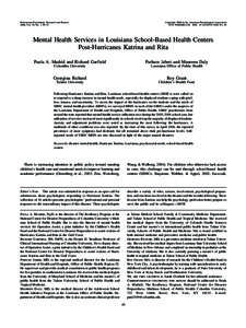 Professional Psychology: Research and Practice 2008, Vol. 39, No. 1, 45–51 Copyright 2008 by the American Psychological Association[removed]/$12.00 DOI: [removed][removed]