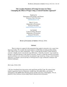 Categorical data / Labor economics / Employment compensation / Minimum wage / Kenneth E. Train / Linear regression / Logistic regression / Logit / Labour economics / Statistics / Econometrics / Regression analysis