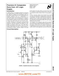 National Semiconductor Application Note 41 Robert J. Widlar